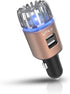 UTILE Car Ionizer Odor Eliminator Purifier with Dual USB Charger – Ionic Air Freshener| 2.1A/0.8W USB Charging for Phone, Tablet and Other Devices...