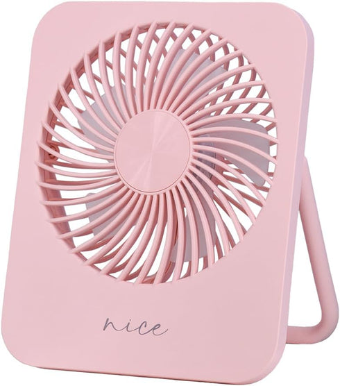 Desk Fan Battery Operated Portable Fan,2000mAh USB Rechargeable Fan, 4 Speeds Adjustable 180°Tilt Ultra-thin Mini Personal Fan For Home,Desktop,Ca...