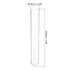 PATIKIL 9ml Plastic Test Tubes with Cork Stoppers, 40Pcs 100x15mm Tubes for Scientific Party Decoration Candy Bead Storage Bath Salt Lab Use, Clea...