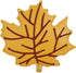 R&M Thanksgiving and Fall Leaves Gift Set. Includes 5-Piece Assorted Size Maple Leaf Cookie Cutters...