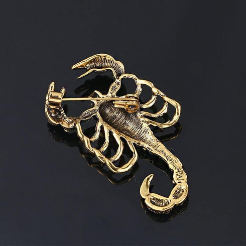 Acxico 2Pcs Scorpion Insect Brooch Enamel pin Metal Lapel pin Men Jewelry Gifts brooches for Women Rhinestone Brooch...