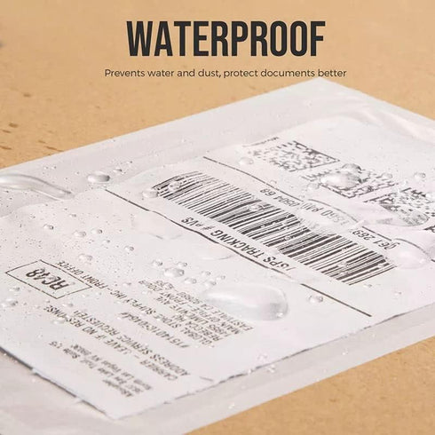 7.5" x 5.5" Shipping Label Sleeves, Label Pouches Self-Adhesive Top Loading Packing List, Clear Shipping Label Envelopes Pouches (100 Packs)...