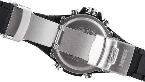 FANMIS Men's Analog Digital 50M Waterproof Sports Watch Military Multifunction Stopwatch Alarm Backlight Gold Watch...