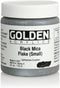 Golden Artist Acrylic, 4 ounce jar, Black Mica Flake Small (4075-4)...