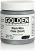 Golden Artist Acrylic, 4 ounce jar, Black Mica Flake Small (4075-4)...