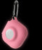 Geiomoo 2 in 1 Silicone Case Compatible with Beats Fit Pro and Air Tag, Protective Cover with Carabiner (Luminous Pink)...