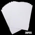 A4 Size 8.3x11.5 Inch Clear Double Sided Adhesive Tape Sheets, Super Strong Sticky Tape, DIY Art, Craft, Home Decorative Tape with White Liner (30...