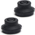 Fielect 2pcs Electric Kettle base Coupler Connector, Temperature Control Tip Top Base Socket Black 220V...