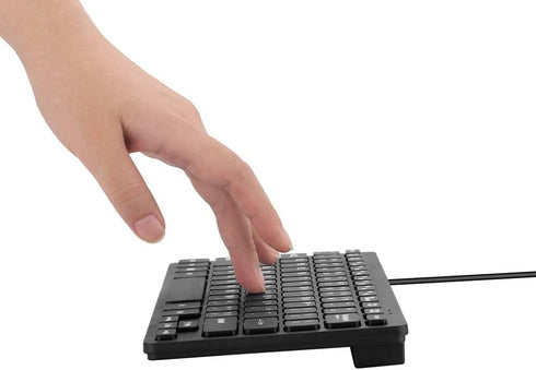 MCSaite Wired Mini Keyboard and Mouse Combo - with Keyboard Cover USB 60% Keyboard for Windows, PC, Laptop...