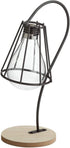 TJ Global Lamp with Glass Light Bulb Vase Planter Holder, Plant Terrarium, Propagation Station, Metal Stand for Hydroponics Plants Home Garden Wed...