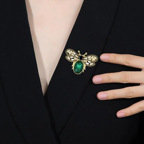 Animal Brooch Pins Set Women Vintage Crystal Enamel Pin Rhinestone Peacock Bee Fish Bird ladybird Cat Retro Insect Shape Pins Jewelry for Men Chri...