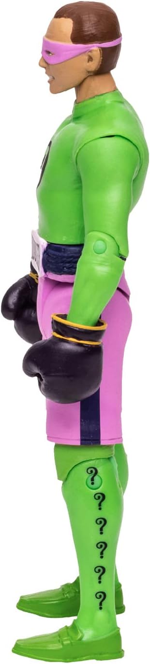 McFarlane Toys, DC Multiverse, 5-inch DC Retro Riddler Boxing Action Figure with Action Word Bubbles, Collectible DC Retro 1960's TV Figure – Ages...