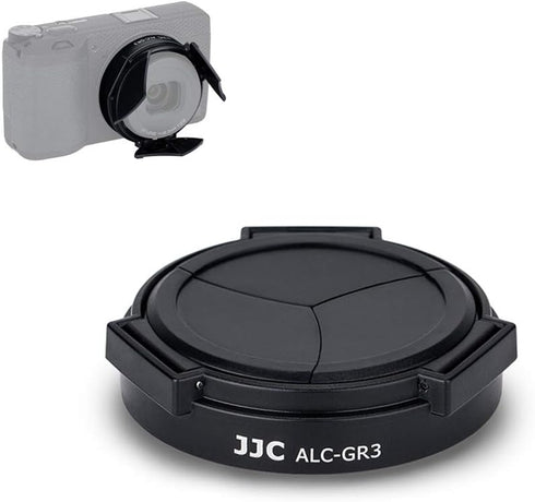 JJC Auto Open and Close Lens Cap Cover for Ricoh GR III GR III HDF GR3 GR3 HDF Digital Camera, Dustproof and Anti-Scratch Lens Protector No Need t...