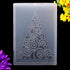 Kwan Crafts 4 pcs Different Style Christmas Deer Tree Giftbox Plastic Embossing Folders for Card Making Scrapbooking and Other Paper Crafts...
