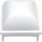 above Ground Pool Fence Post Caps- (Package of 12 pieces) white, 1.5 inch square Post (fits many brands of pools)...