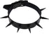 Unisex Multicolor Simulated Leather PU Black-tone/Silver-tone Spikes Rivets Spiked Punk Rock Gothic Choker Collar Necklace...