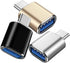 MINCHEN Type C Male to USB3.0 Female Adapter 10 Pack, USB Female to USB C Male Converter, USB Type C Connector Charge & Data Sync for Laptop Car C...