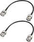 uxcell BNC Male to Male Coaxial Jumper Cable 50 ohm 6 inch RG174 for Video Signals,CCTV,DVR,Camera 2pcs...