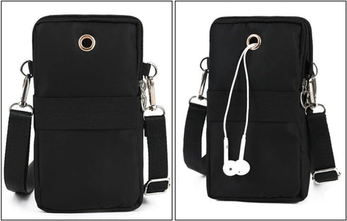 Mobile Phone Purses Bag,Waterproof Crossbody Phone Wallet Case, Cellphone Crossbody with Shoulder Strap,Outdoor Sweat-Proof Running Armbag,Crossbo...