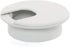 2pcs 2 Inch Desk Wire Cord Cable Grommets Hole Cover for Office PC Desk Cable Cord Organizer Plastic Cover (White-2Pcs)...