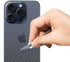 For iPhone 15 Pro Back Screen Protector 3D Carbon Fiber Ultra Thin Protective Film-2 packs-Transparent......