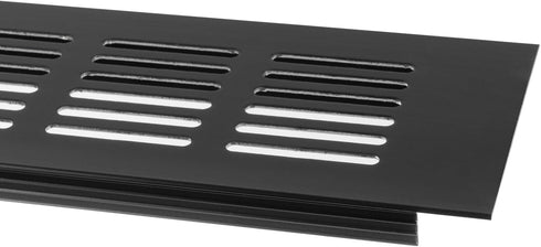 Vent Systems 12'' x 2.4" Inch Brown - Aluminum Ventilation Grille - Home Improvement Floor, Wall, Door Duct Cover 300x60mm...