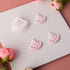 4 Pcs Bohemian Flower Polymer Clay Cutters,Retro Boho Flowers Shape Polymer Clay Molds Vintage Floral Pattern Clay Earring Cutters Clay Cutters fo...