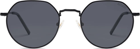 SOJOS Round Polygon Polarized Sunglasses for Women Men Retro Classic Vintage Shades SJ1157...