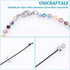 PH PandaHall About 500pcs 5mm Stainless Steel Bead Tip Cord Ends Open Clamshell Crimp Bead Tips Knot Covers End Caps Jewelry Findings for Bracelet...