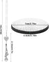 3 pcs Bling Car Accessories for Women, DaKuan 1 pcs Heart Diamond Car Hanging Accessories, Car Rear View Mirror Accessories with 2 pcs Car Cup Coa...