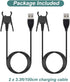 Kissmart 2-Pack Charger Cable for Fitbit Alta, Repalcement USB Charging Cable with 1m/3.3ft USB Cord for Fitbit Alta Smart Wristband Accessories...