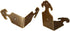 8Pcs Right Angle Brass Box Corner Protector Corner Braces Hardware Desk Edge Guards Wood Jewelry Box Photo Frame Accessories...