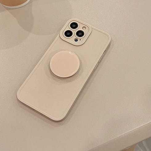 Case for iPhone 11 Pro Case Silicone Women with Ring Stand Holder Kickstand, Girl Cute Gel Rubber Protective Phone Case Cover 5.8 inch (White)...