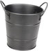 Food Container Small Containers Black Metal Ice Container for Bar Basket Mini Tinplate Bucket Portable Ice Bucket French Fry Bucket Dipping Sauce ...
