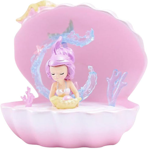 PRETYZOOM Table Lamps Desk Lamps Night Light Mermaid Teen Room Decor Aesthetic Lamps for Bedroom Home Light Decor Small Lamps for Small Spaces Nig...