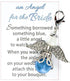 An Angel For The Bride Something Blue and Silver Tone 1 x 1 Zinc Metal Bouquet Charm...
