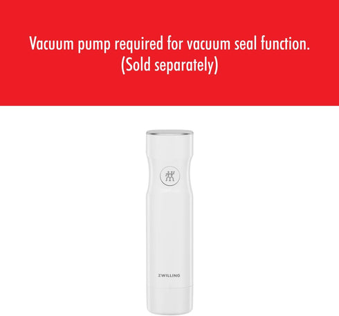 ZWILLING Enfinigy Vacuum Lidfor Power Blender Jar - Black...