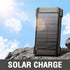 Solar Power Bank 26800mAh,Portable Solar Charger with Suction Cup Mount,IPX7 Waterproof Dustproof Shockproof Battery Pack with 3 USB Ports,with 3 ...