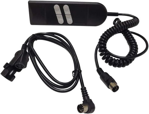 Fromann Recliners Remote Hand Control Handset 180 Degree 5 Pin 4/6 Button with 90 Degree Extension Cord for Power Sofa and Lift Chairs...