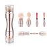 Bling Toman 4 in 1 Makeup Brushes Set, Eyeshadow Eye Lip Face Concealing Blush Foundation Brush Brochas De Maquillaje Mini Makeup Brush (rose gold...