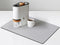 Coffee Maker Mat for Countertops, Coffee Bar Accessories Fit Under Coffee Machine Mat, 19"x12" Rubber Backed Coffee Pots, Table Mat Under Applianc...