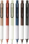 HeTaoCat Retractable Gel Pens, 0.5mm Fine Point, Quick Drying, Writing Drawing, Black ink gel pens, Box of 6 Pens (6)...