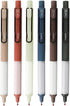 HeTaoCat Retractable Gel Pens, 0.5mm Fine Point, Quick Drying, Writing Drawing, Black ink gel pens, Box of 6 Pens (6)...