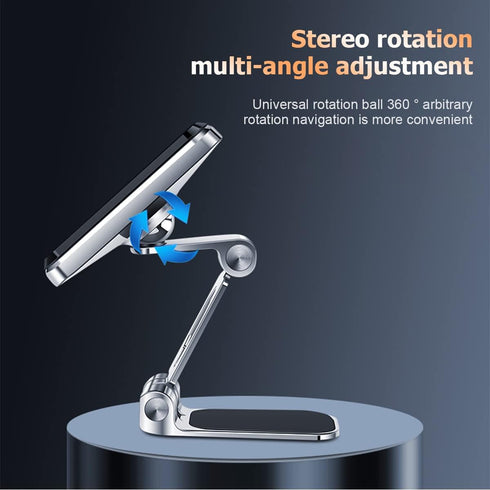 Phone Holder for Car, Super Strong Magnetic Car Cell Phone Mount Hands Free, Foldable Phone Stand for Automobile, 360° Rotation Universal Dashboar...