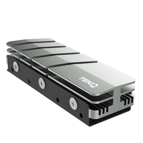 M.2 2280 SSD heatsink, Double-Sided Heat Sink, with Thermal Silicone pad for PC M.2 PCIE NVMe SSD or M.2 SATA SSD (Black)...