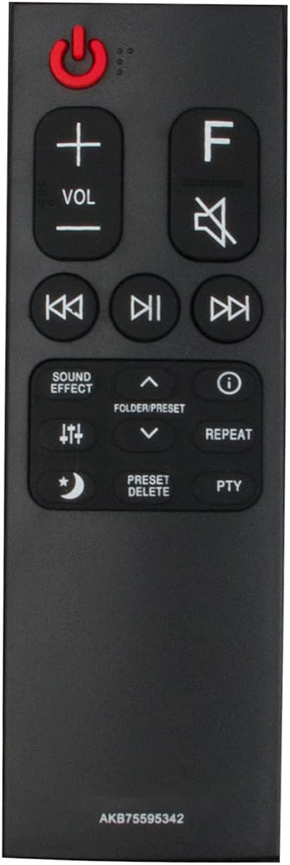 AIDITIYMI AKB75595342 Replacement Remote Control Fit for LG Soundbar Surround System SL7Y SL5Y SL6Y SN6Y SL6YF...