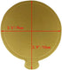 100-Pack Mini Cake Base Boards, Gold Mousse Cake Cardboard Set, Ideal for Dessert Buffet, Wedding, Parties, Catering Supplies (mixing set)...