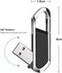 64GB USB Flash Drive Portable Metal Thumb Drive with Keychain USB 2.0 Memory Stick Pen Drive for External Data Storage, Black...