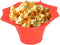 Microwave Silicone Popcorn Popper Collapsible Popcorn Maker Bowl with Folding Lid Handle Home Kitchen Tool Red Dishwasher Safe...