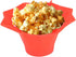 Microwave Silicone Popcorn Popper Collapsible Popcorn Maker Bowl with Folding Lid Handle Home Kitchen Tool Red Dishwasher Safe...